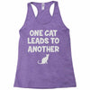 pet lover girls im one leads to another Racerback Tank