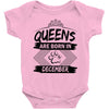 Queens Are Born In December Baby Onesie