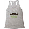 mustache pinch Racerback Tank