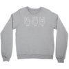 scissors paper rock Crewneck Sweatshirt