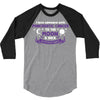 I Love Someone with Pancreatic Cancer to The Moon and Back to Infinity 3/4 Sleeve Shirt