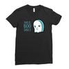 boo sheet Ladies Fitted T-Shirt