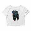 polygonal owl Crop Top