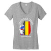 belgium national team youth 2018 fifa world cup Women's V-Neck T-Shirt