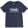 think shirt V-Neck Tee