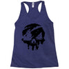 sea of theives skull Black Logo Racerback Tank