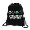 Stronger Together Drawstring Bags