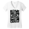 The Best Way to Predict the Future Is To Create It Women's V-Neck T-Shirt