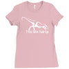 t rex hates push ups Ladies Fitted T-Shirt