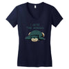 ronflex la flemme Women's V-Neck T-Shirt