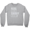 real men shoot raw Crewneck Sweatshirt