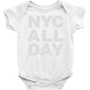 nyc all day Baby Onesie