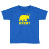 beer t shirt bear plus deer funny tee drinking college humor party shi Toddler T-shirt