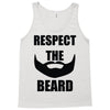 respect the beard Tank Top