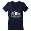 save the clocktower Women's V-Neck T-Shirt