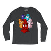 pac man ghost monsters Long Sleeve Shirts