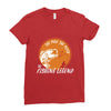 the man the myth the fishing Ladies Fitted T-Shirt