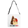 vintage santa christmas Adjustable Strap Totes