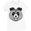 panda Ladies Fitted T-Shirt