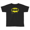 batman dying bleeding logo Toddler T-shirt