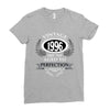 vintage quality without compromise 1996 aged to perfection Ladies Fitted T-Shirt