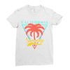 California Summer For Ladies Fitted T-Shirt
