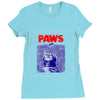 paws (jaws) Ladies Fitted T-Shirt