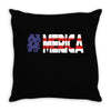 america Throw Pillow
