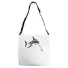 sharks with frickin laser beams t shirt soft funny austin powers tee d Adjustable Strap Totes