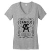 Canelo Saul Alvarez Boxing Club Women's V-Neck T-Shirt
