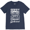 This Guy Is Taken By A Super Sexy February Girlfriend V-Neck Tee