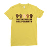 nevertheless she persists people Ladies Fitted T-Shirt