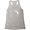 batman vs superman silhouette Racerback Tank