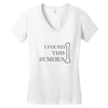 i found this humerus Women's V-Neck T-Shirt