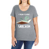 i speak fluent sarcazm Ladies Curvy T-Shirt