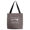 fast food funny Tote Bags