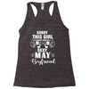 sorry this girl is already taken by a super sexy may boyfriend Racerback Tank