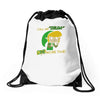 call me zelda one more time Drawstring Bags