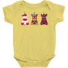 Three Cute But Angry Unicorn Baby Onesie