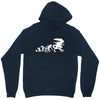 alien evolution   mens funny Unisex Hoodie