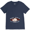 January Peeking Out Baby Boy V-Neck Tee