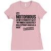 The Notorious Ladies Fitted T-Shirt