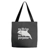 no porpoise Tote Bags