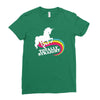 totally straight funny rainbow unicorn gay pride novelty fashion Ladies Fitted T-Shirt