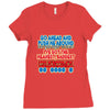 push me around grandma Ladies Fitted T-Shirt