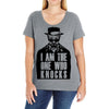 i am the one who knocks Ladies Curvy T-Shirt