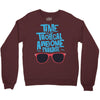 time to go tropical awesome paradise Crewneck Sweatshirt