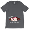 December Peeking Out Baby Girl in Spanish T-Shirt