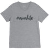 mom life svg V-Neck Tee