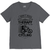 I Don't Need Therapy Just to Go Cycling V-Neck Tee